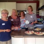 Just a few of the willing helpers at the over 70s Garden Party.